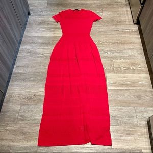 BCBGMaxAzria Size S Knitted Maxi Dress